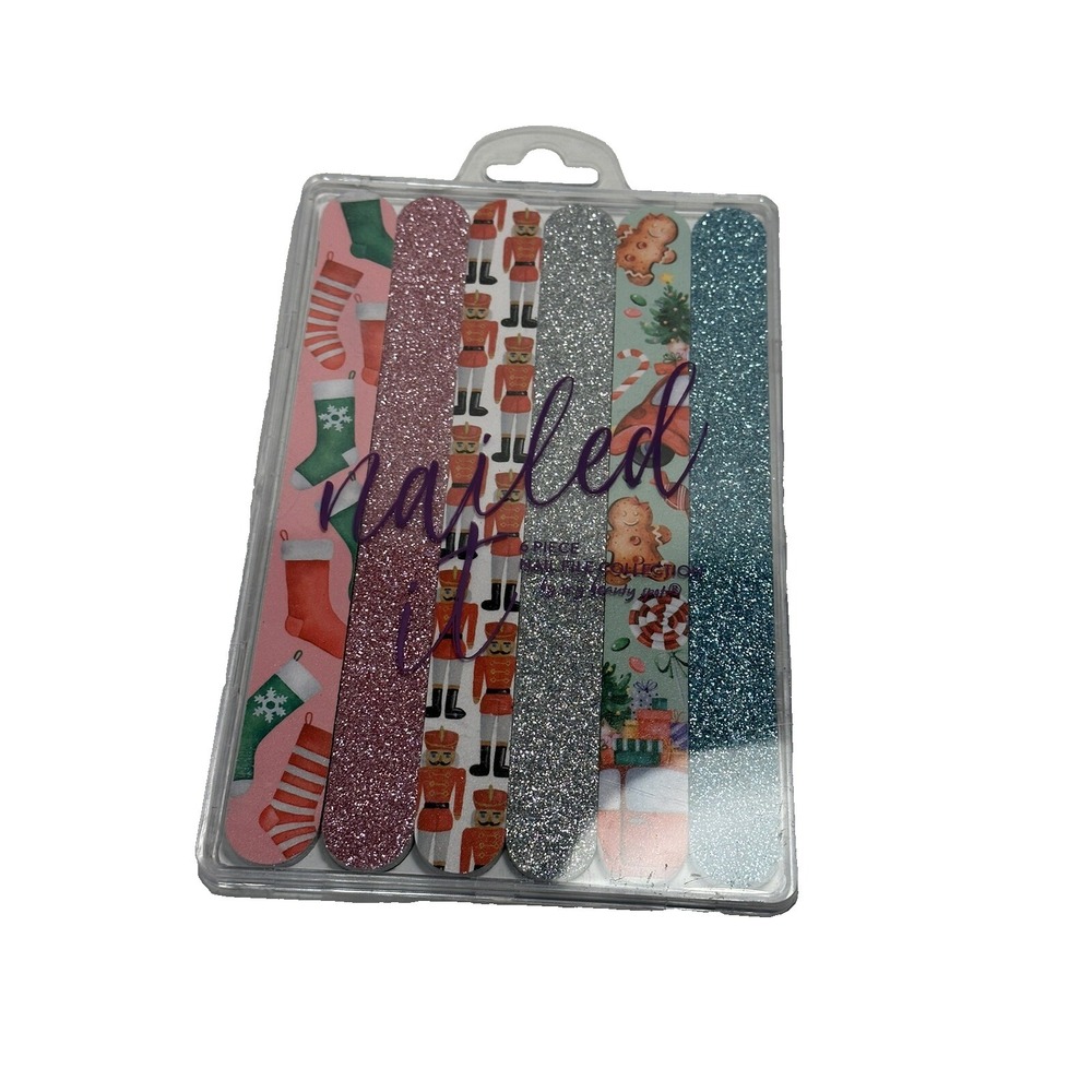 My Beauty Spot Nailed It 6 Piece Nail File‎ Collection Christmas Holiday BB1653C